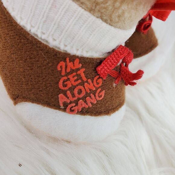 Vtg 1984 Tomy The Get Along Gang Dotty Dog Cheerleader Montgomery Moose Plush - Picture 5 of 10